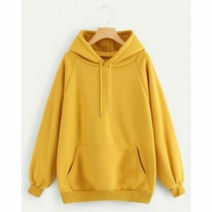 mustard yellow hoodie